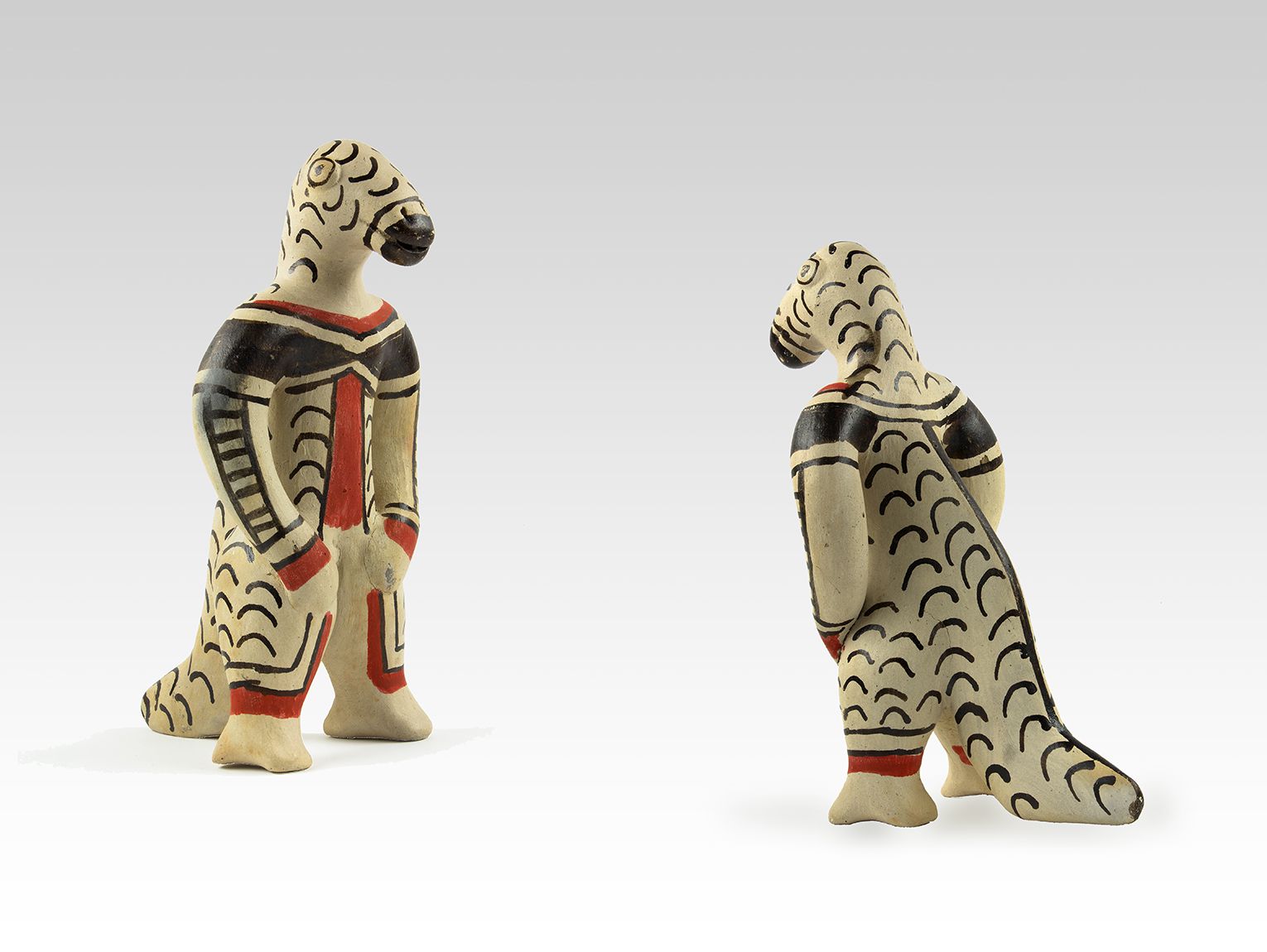 Figurine en céramique, collections du muséum de Toulouse